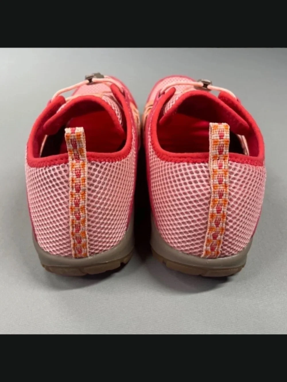 NEW Chaco Shoes Girls 6 red pink orange water hiking outdoor casual junior